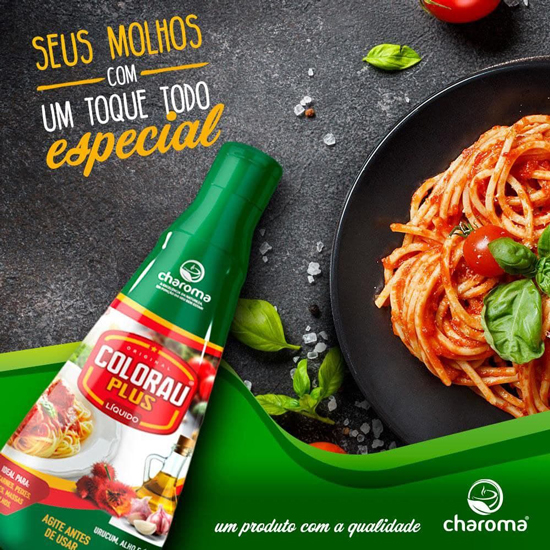 Colorau Plus da Charoma, seus molhos com um toque todo especial